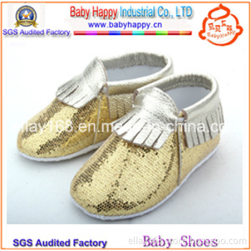 Latest Design Baby Girl Infant Leather Shoes